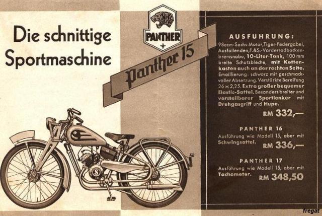 Мотоцикл Wanderer 1939 г.в.