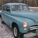 Ретро-автомобиль ГАЗ 20 "Победа" 1956 года